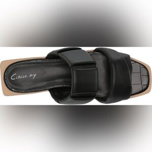 Circus By Sam Edelman Inara Black Flat Sandals size 7